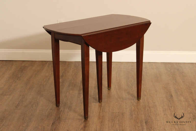 Kling Solid Cherry Vintage Drop Leaf Expandable Pembroke Dining Table With 4 Leaves