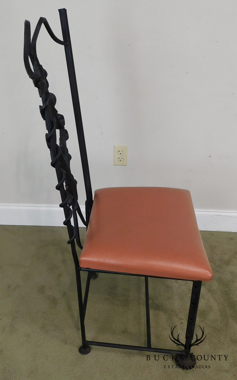 J.W. Zan Hand Forged Reclaimed Iron Chair