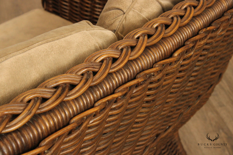 Quality Wicker Frame Loveseat or Sofa