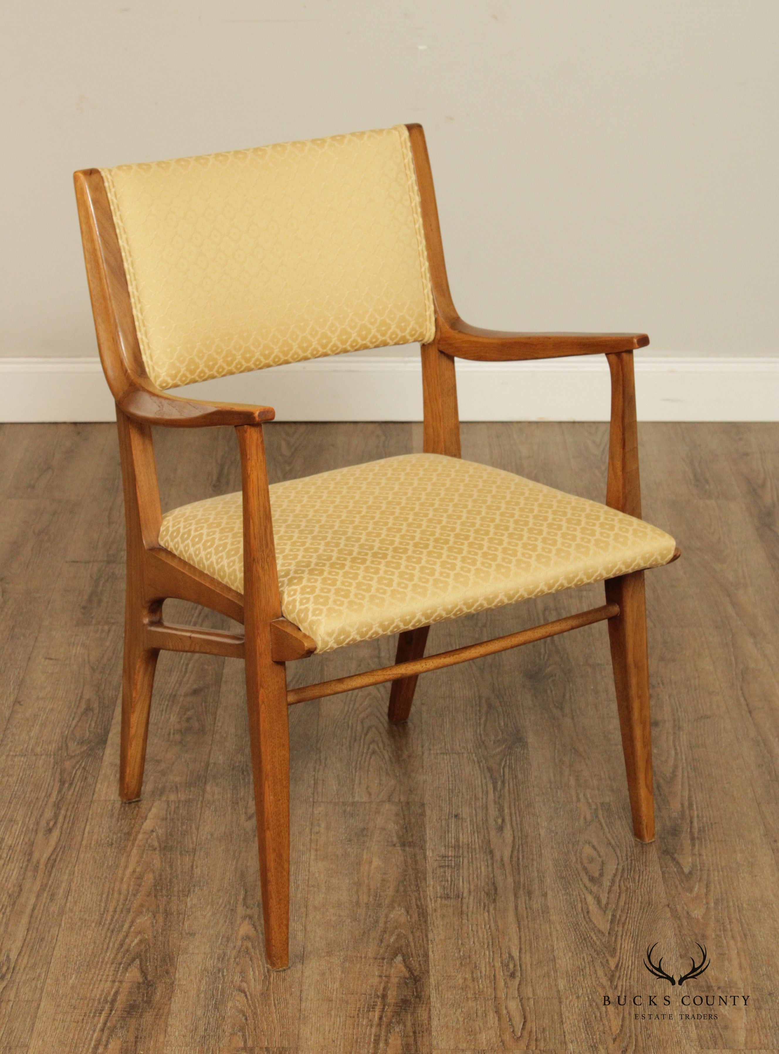 John Van Koert For Drexel Profile Mid Century Modern Set Four Dining Chairs