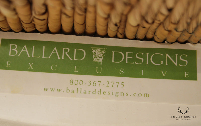 Ballard Designs French Country Style 'Lemans' Rush Seat Counter Bar Stool