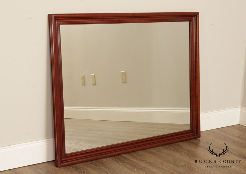 `Solid Cherry Frame Rectangular Wall Mirror