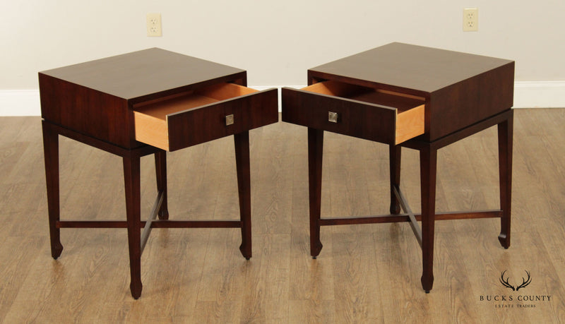 Century Furniture Modern Style Pair Nightstands