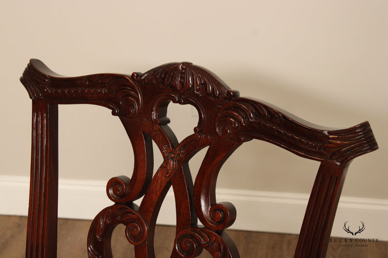 Stanley Furniture Set of Four Mahogany 'Stoneleigh' Dining Chairs
