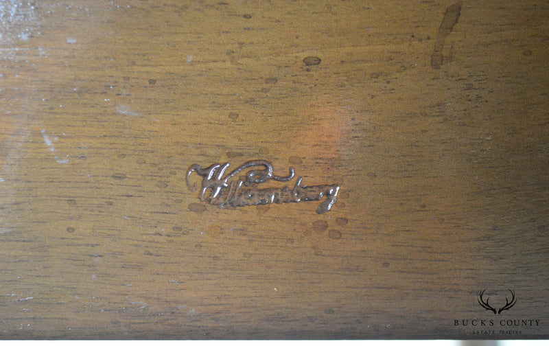 Kittinger Colonial Williamsburg CW 117 Mahogany Large Drop Leaf Gate Leg Dining Table (B)