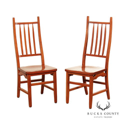 Hunt Country Furniture Pair of Cherry 'Squire' Dining Chairs