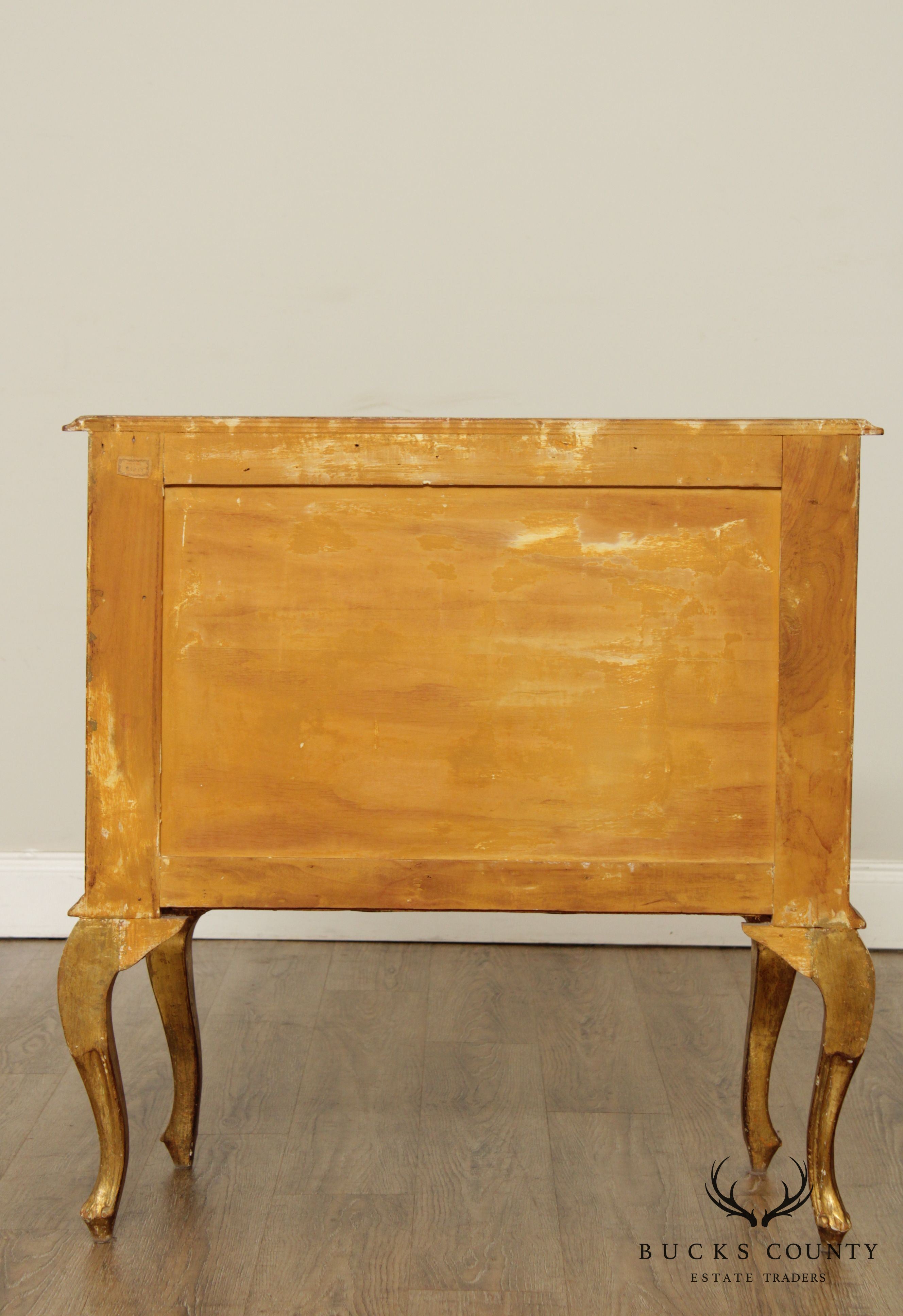 Italian Florentine Vintage Gilt Painted Chest of Drawers