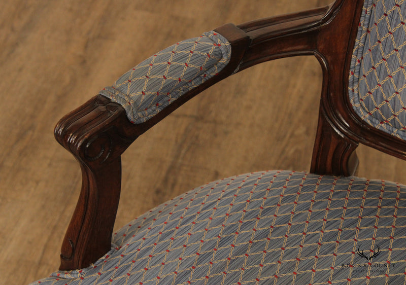 French Louis XV Style Fauteuil Armchair