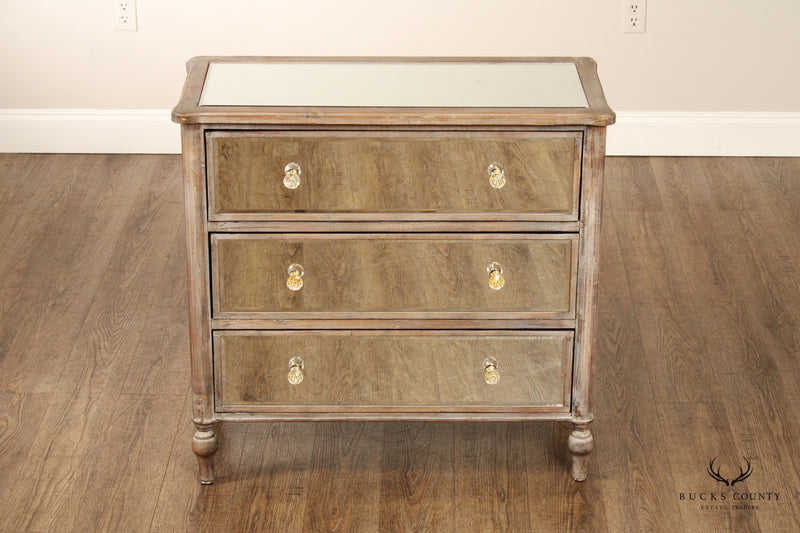 Hollywood Regency Style Mirrored Chest of Drawers