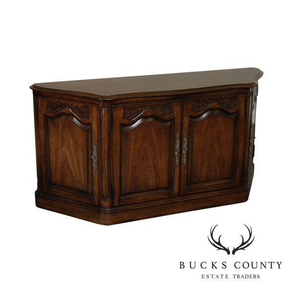 White Furniture French Country Style Walnut 4 Door Buffet Side Board,