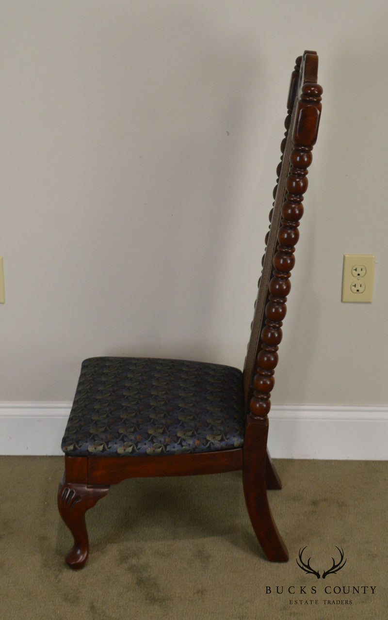American Drew Bicentennial Edition Tree of Promis Caned Back Slipper Chair