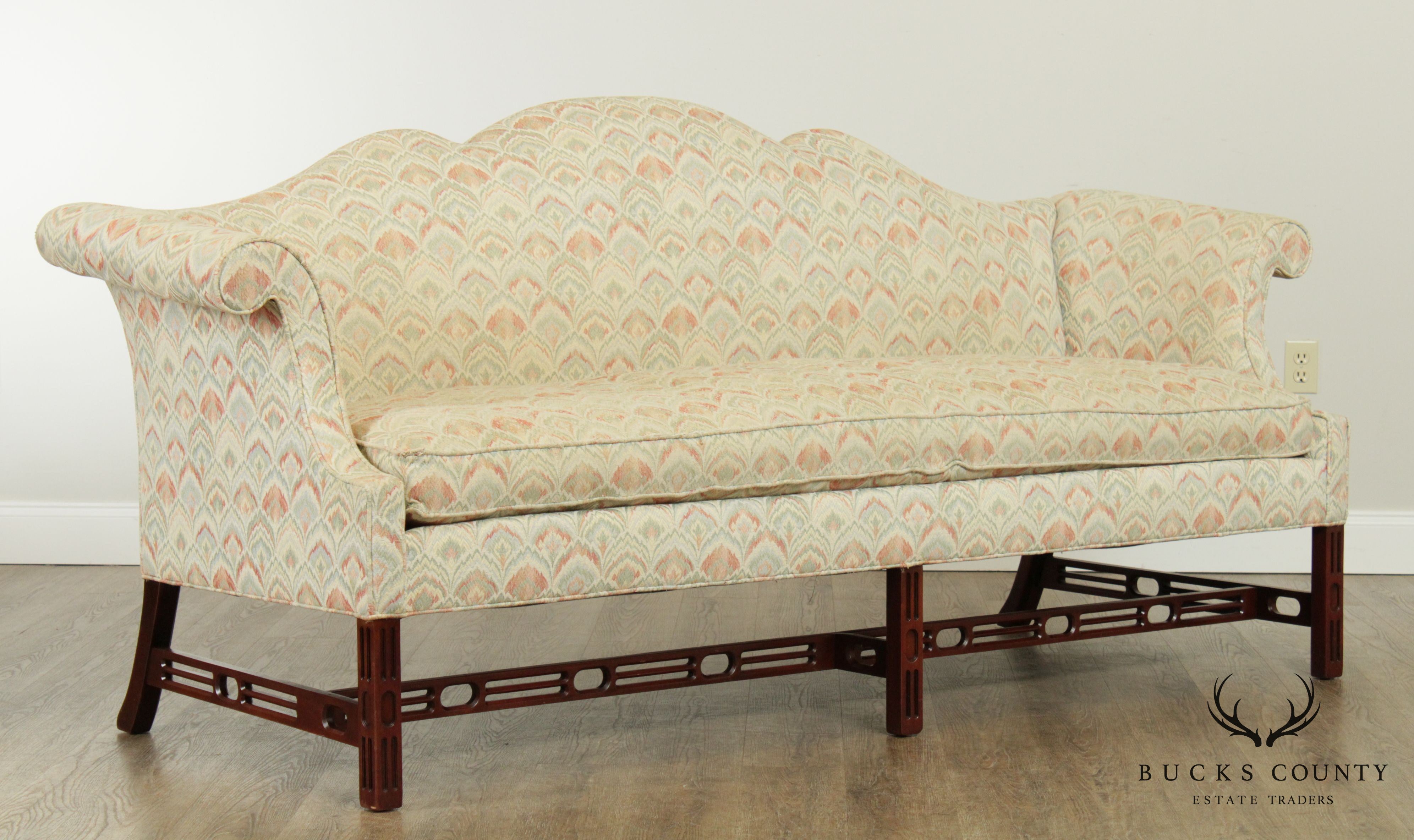 Southwood Mahogany Chippendale Style Sofa