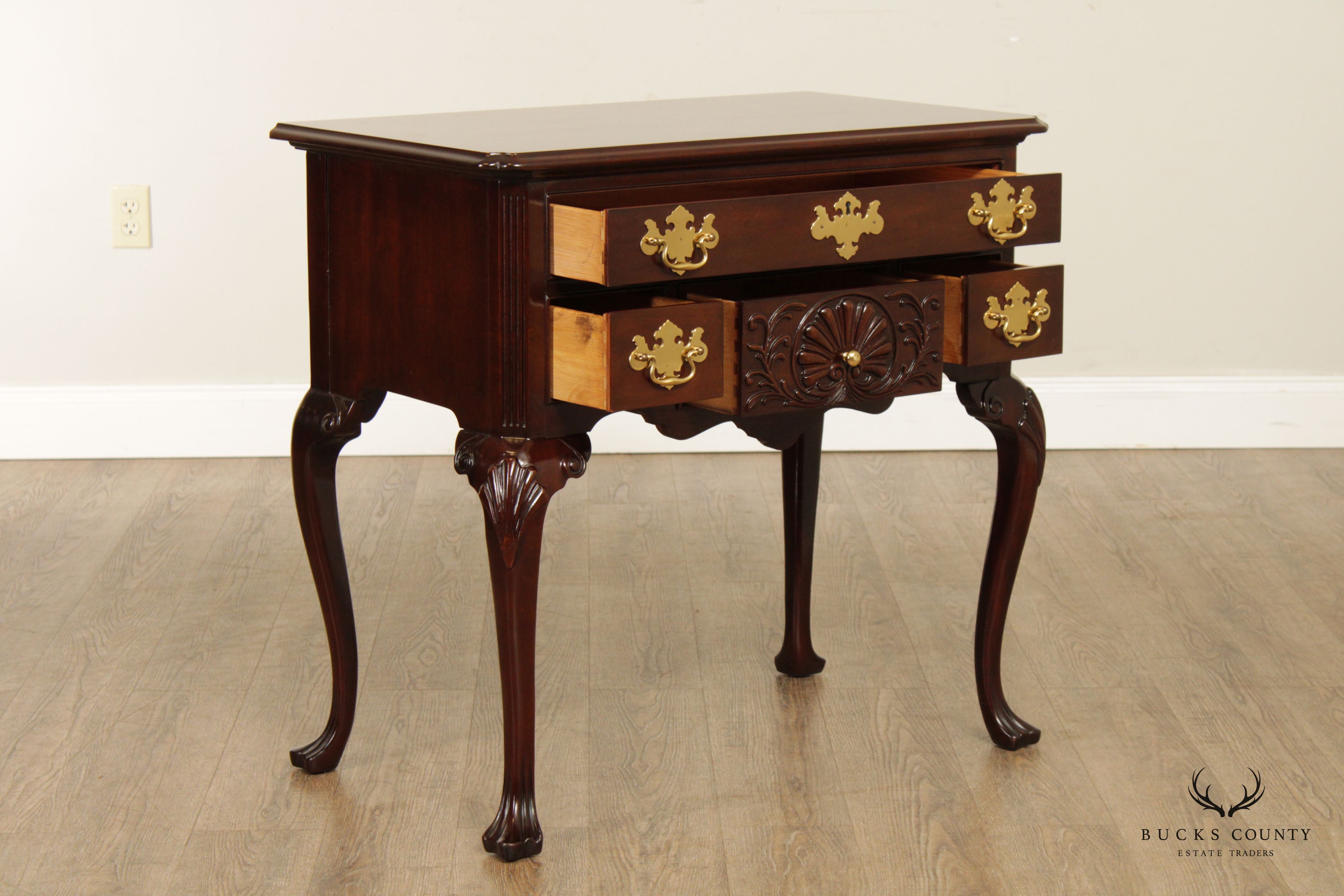 Councill Craftsmen Chippendale Style Mahogany Lowboy