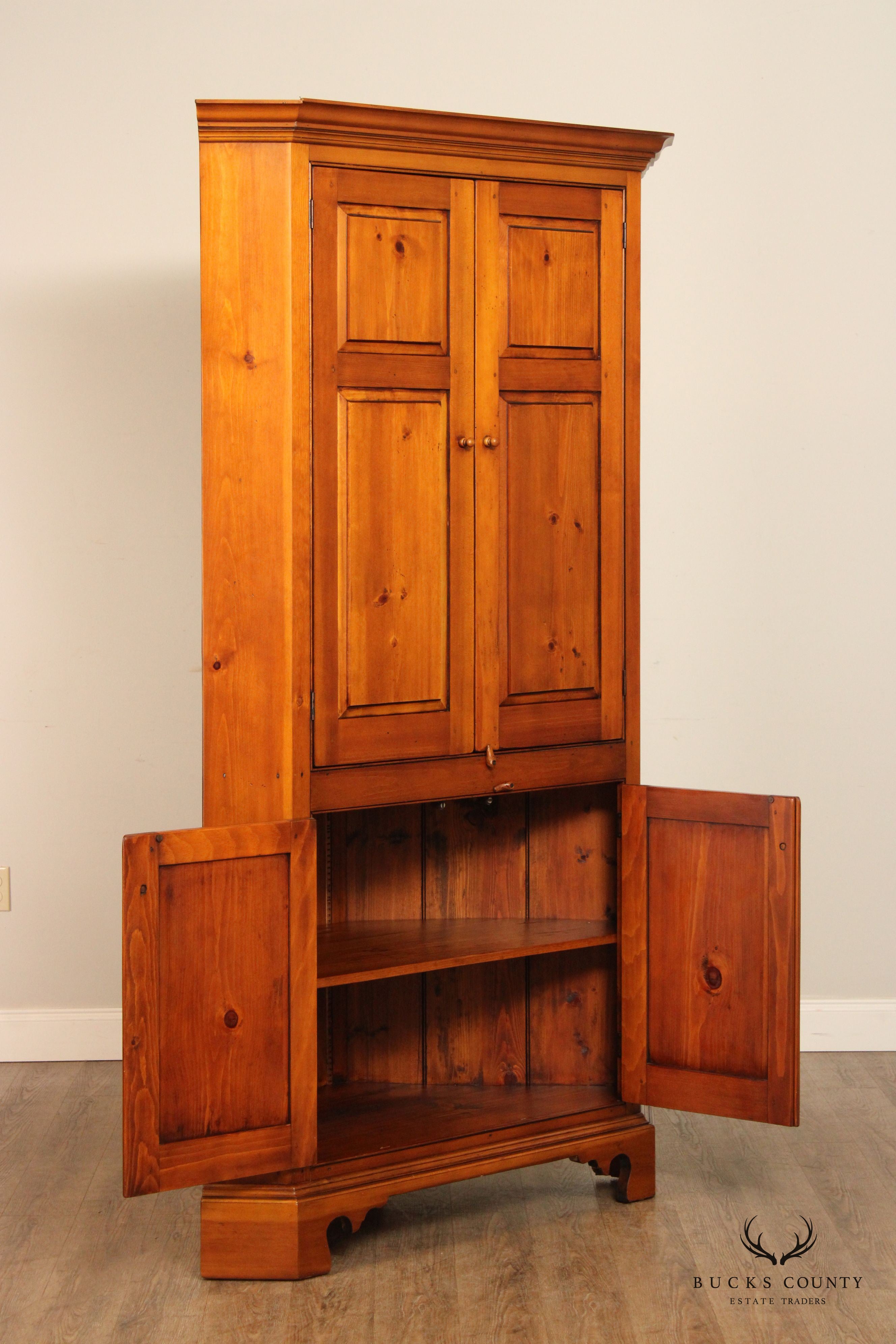 William Draper 'Country Classics' Pine Corner Cupboard