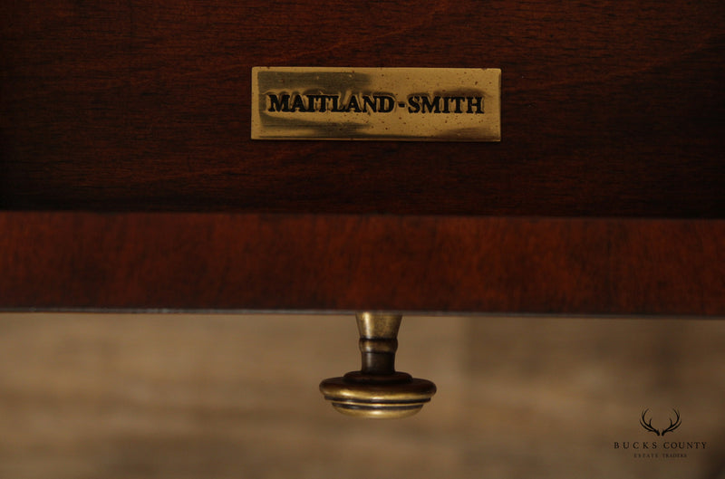 Maitland Smith Octagonal Eglomise Top Side Table