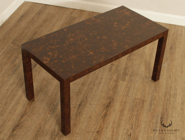 Mid Century Modern Parsons Style Coffee Table