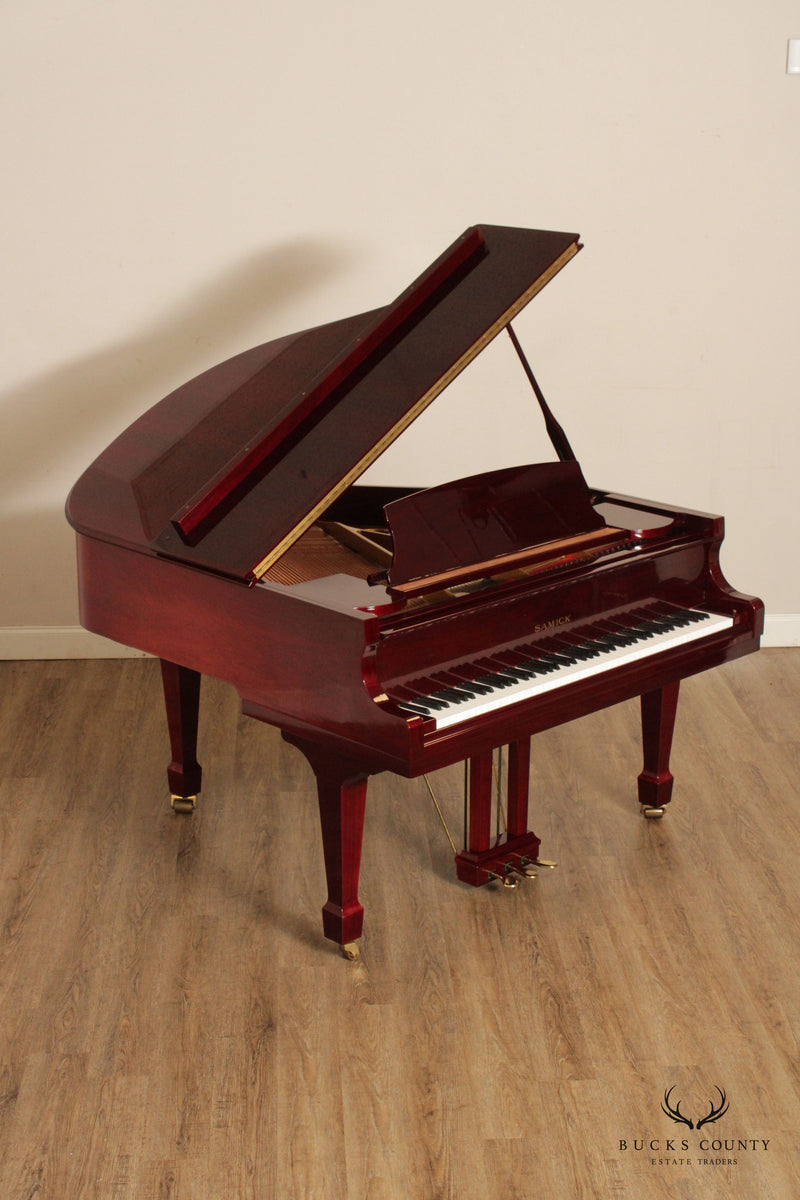 Samick Mahogany Baby Grand Piano and Bench