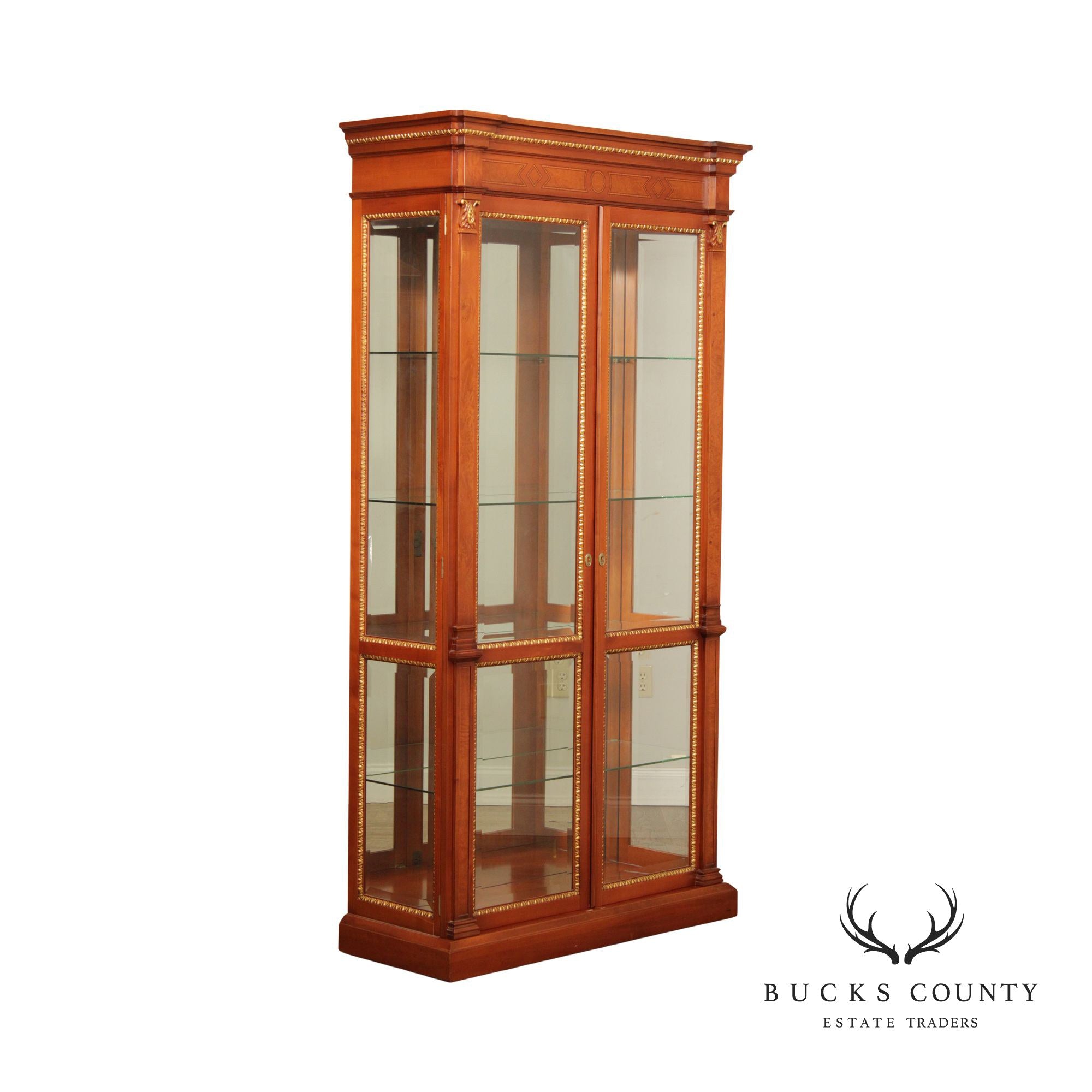 Francesco Molon 'New Empire' Lighted Curio Display Cabinet