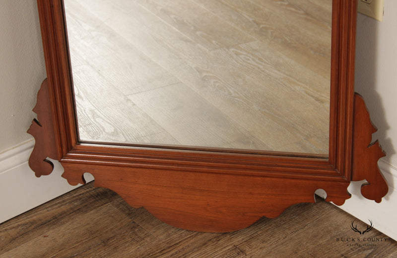 Chippendale Style Vintage Mahogany Frame Wall Mirror