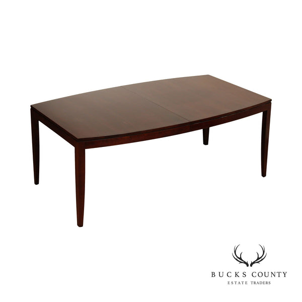 Stickley Metropolitan Collection Solid Cherry Boat-Shaped Dining Table