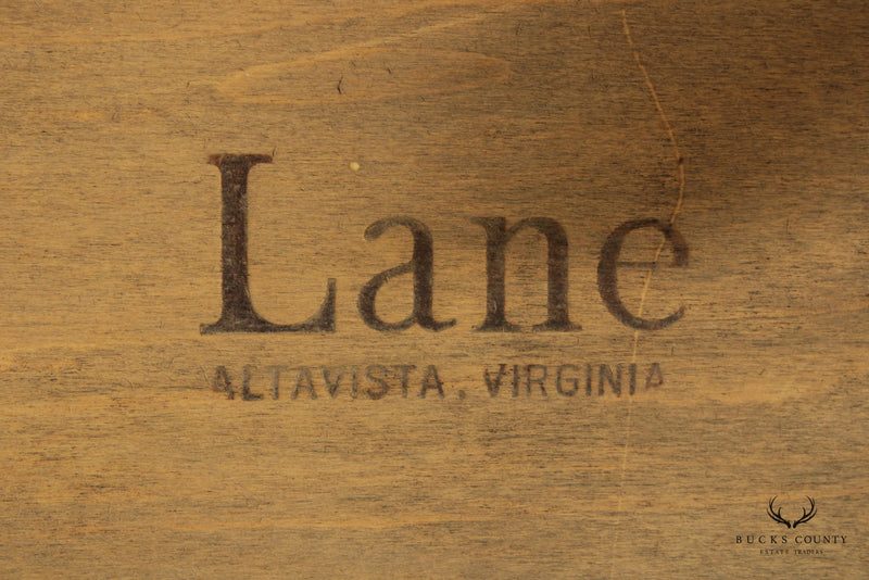 Altavista Lane Vintage Pair of Parquetry Oak End Tables