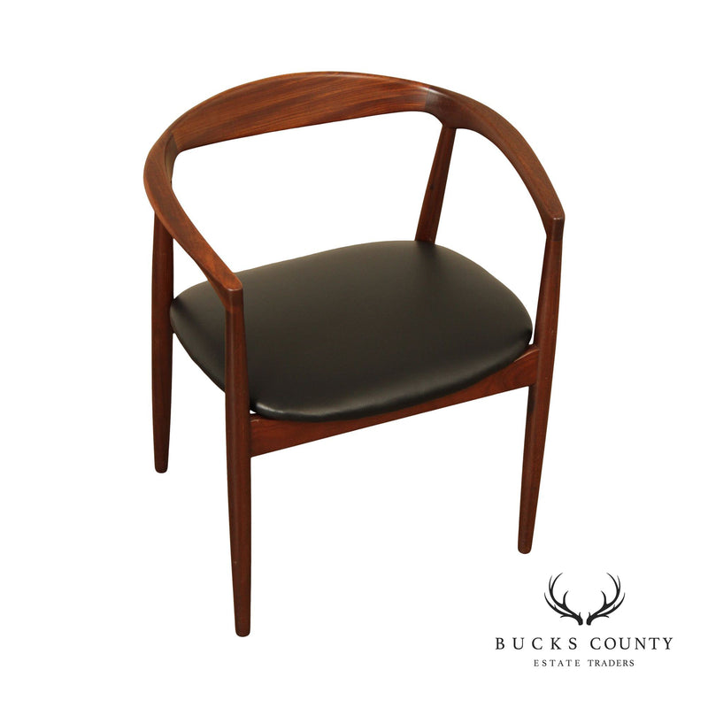 Raymor Danish Modern Teak Horseshoe Armchair