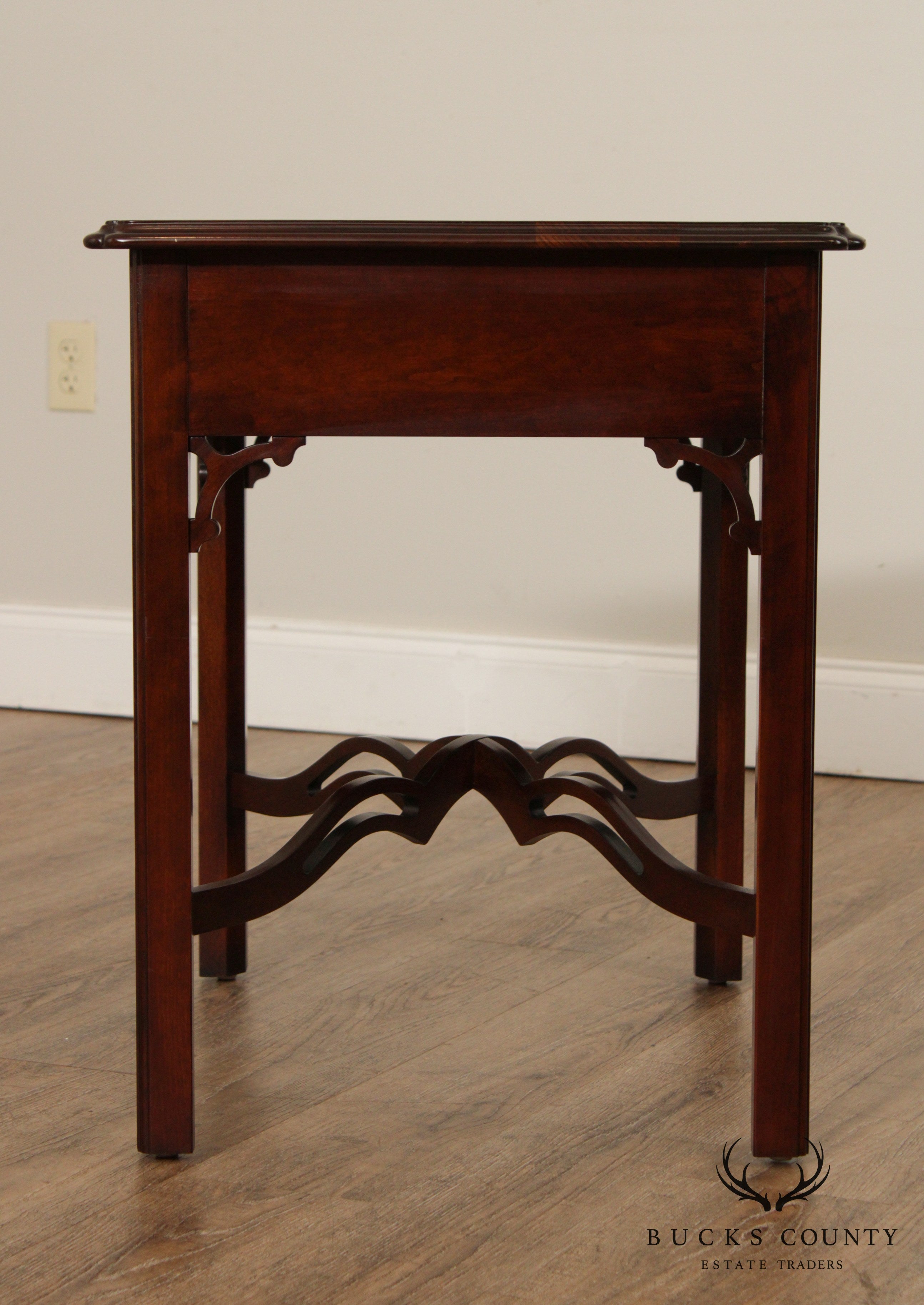 Statton Private Collection Chippendale Style Cherry Side Table