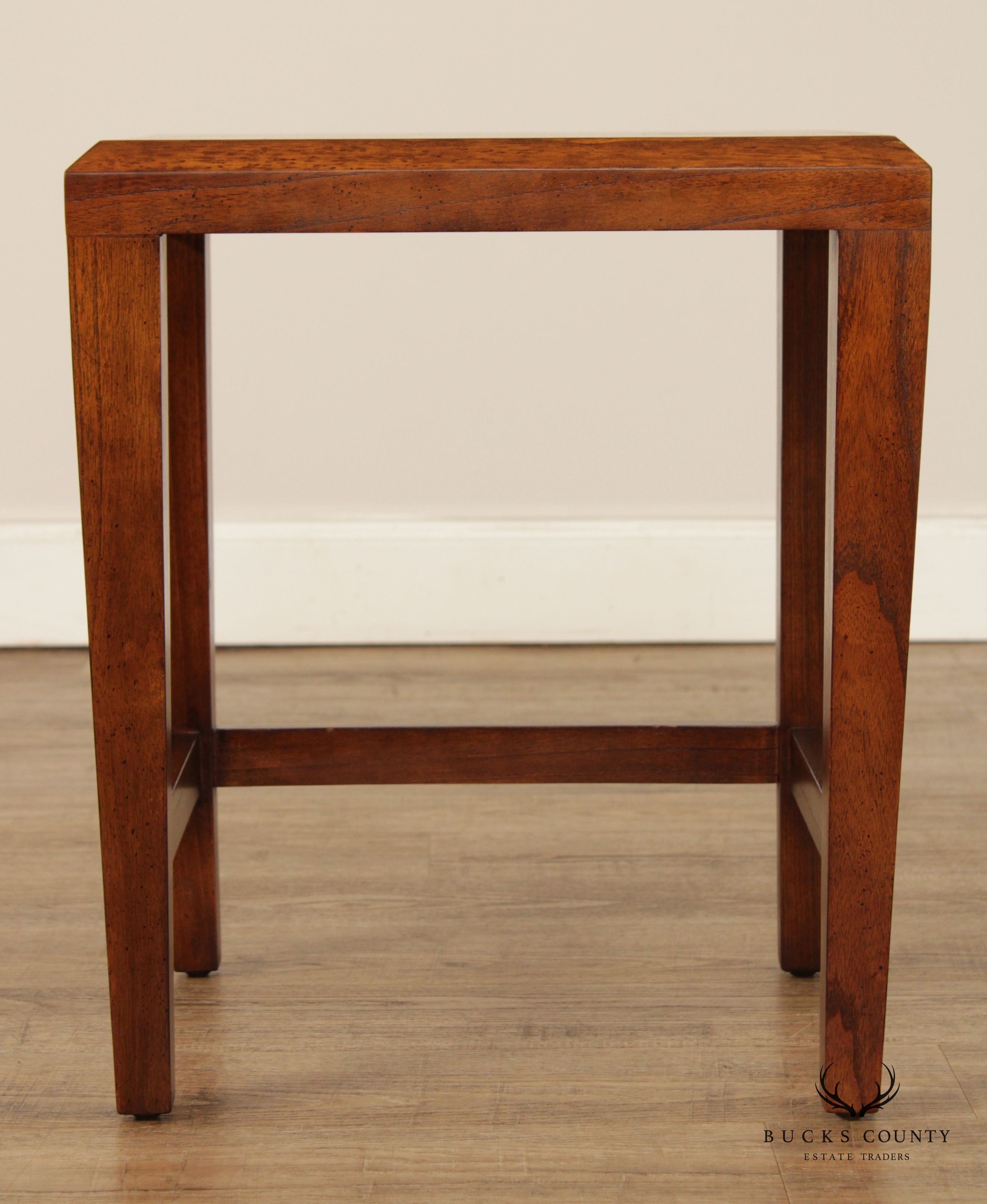 Crate & Barrel Contemporary Wood End Table