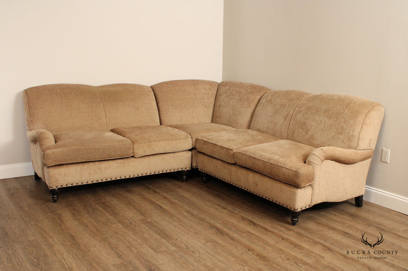 Arhaus Contemporary Corner Sectional Sofa