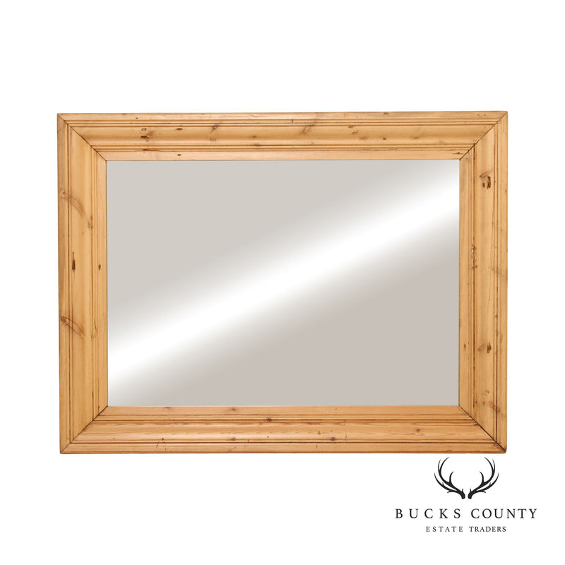 Cottage Style Solid Pine Frame Wall Mirror