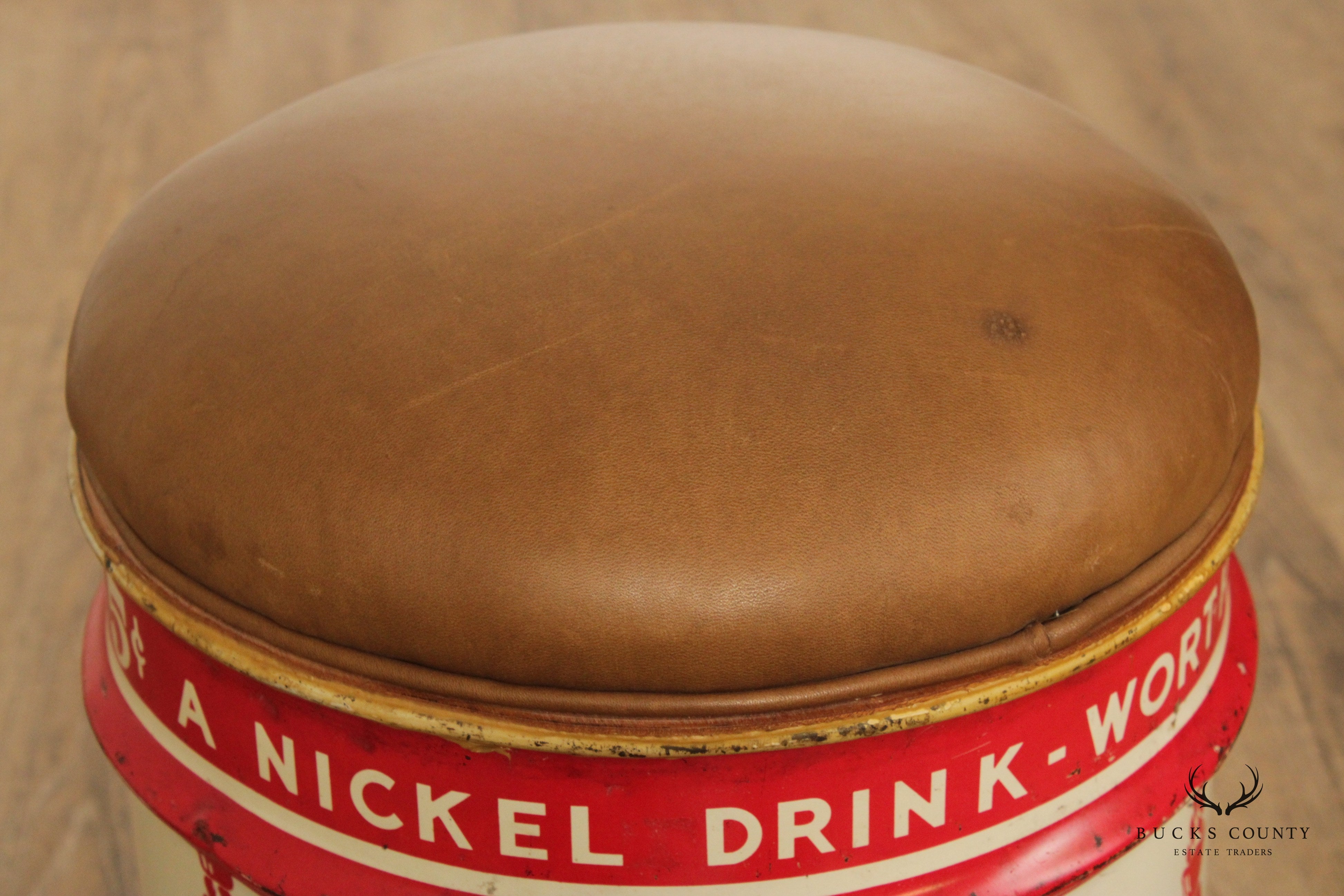 Vintage Pepsi Cola 10-Gallon Barrel Stool