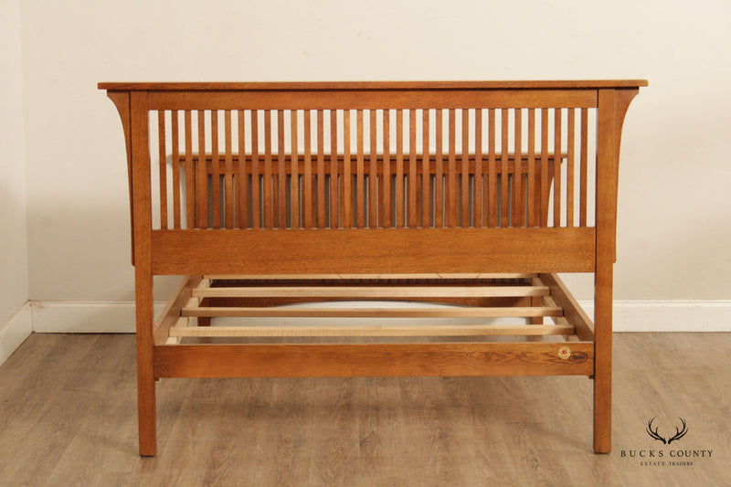 Stickley Mission Collection Oak Full Size Spindle Bed