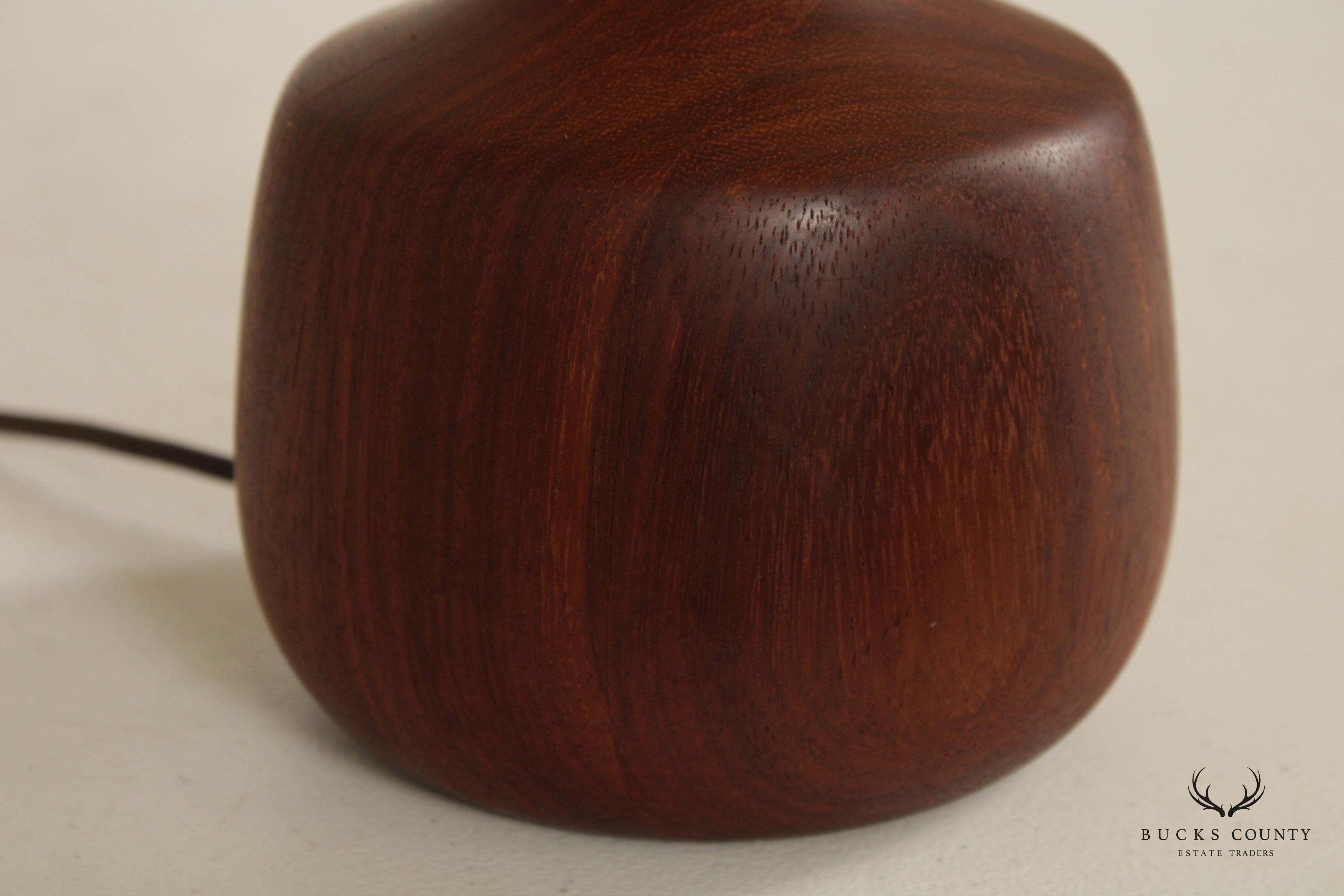 Danish Modern Teak Table Lamp