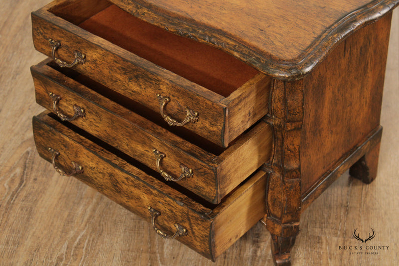 French Louis XV Style Petite Chest of Drawers