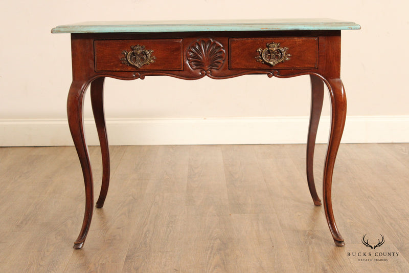 Bodart French Louis XV Style Two-Drawer Console Side Table