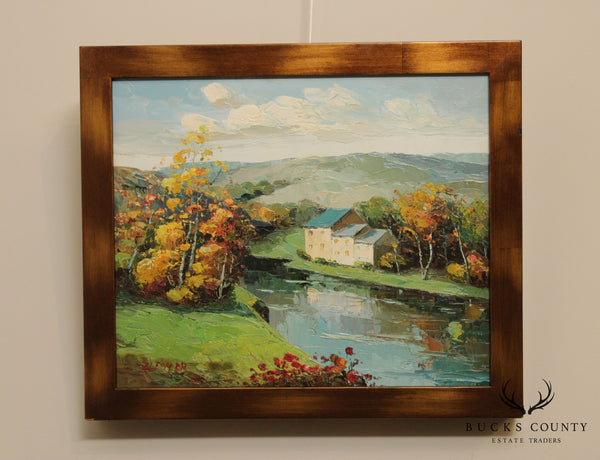 20th Century Landscape Oil Painting, Signed "Zitomer"