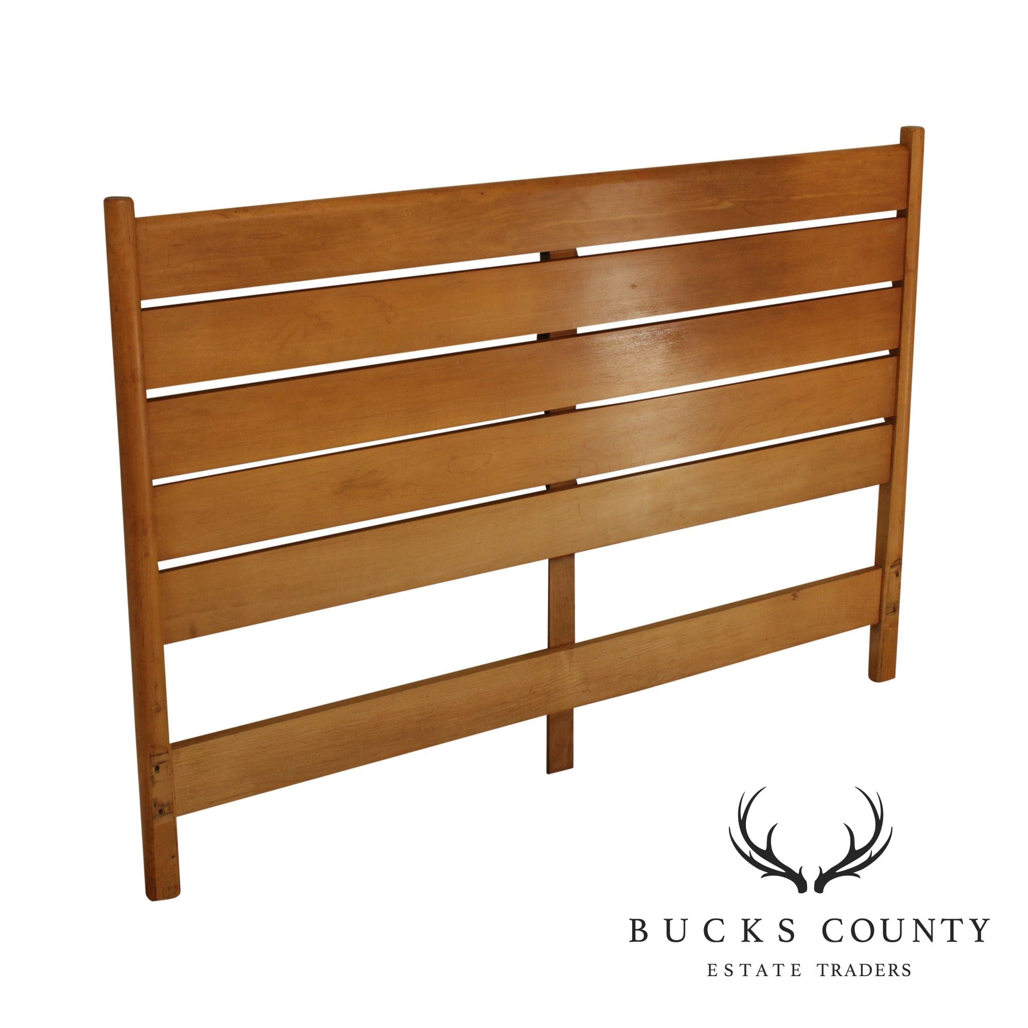 Paul McCobb Planner Group, Winchendon Mid Century Modern Maple Full Headboard