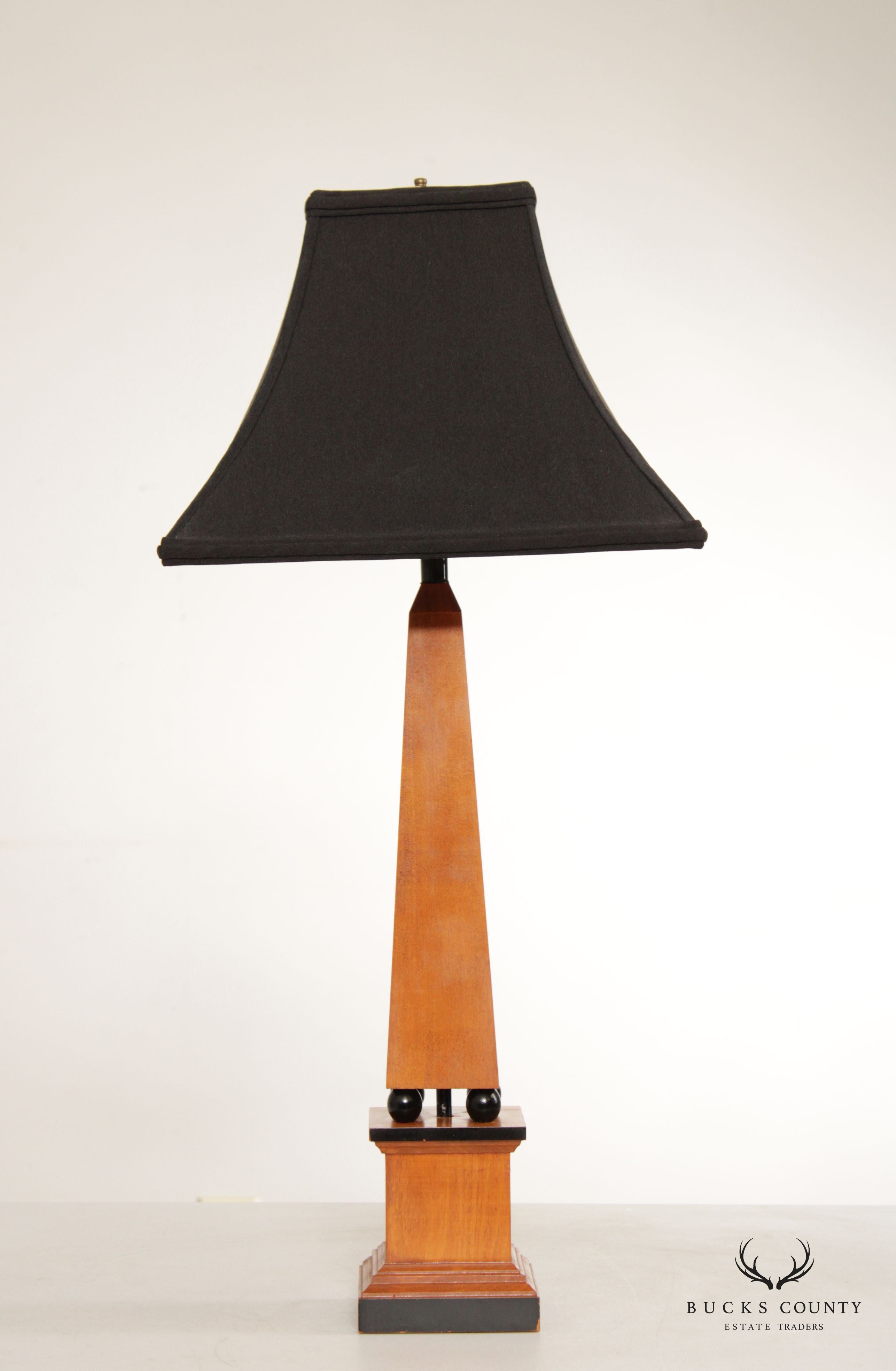 Neoclassical Modern Obelisk Table Lamp