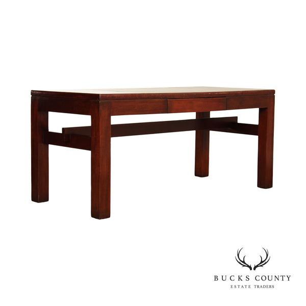 South Cone Trading Company Rustic Leather Top Writing Desk