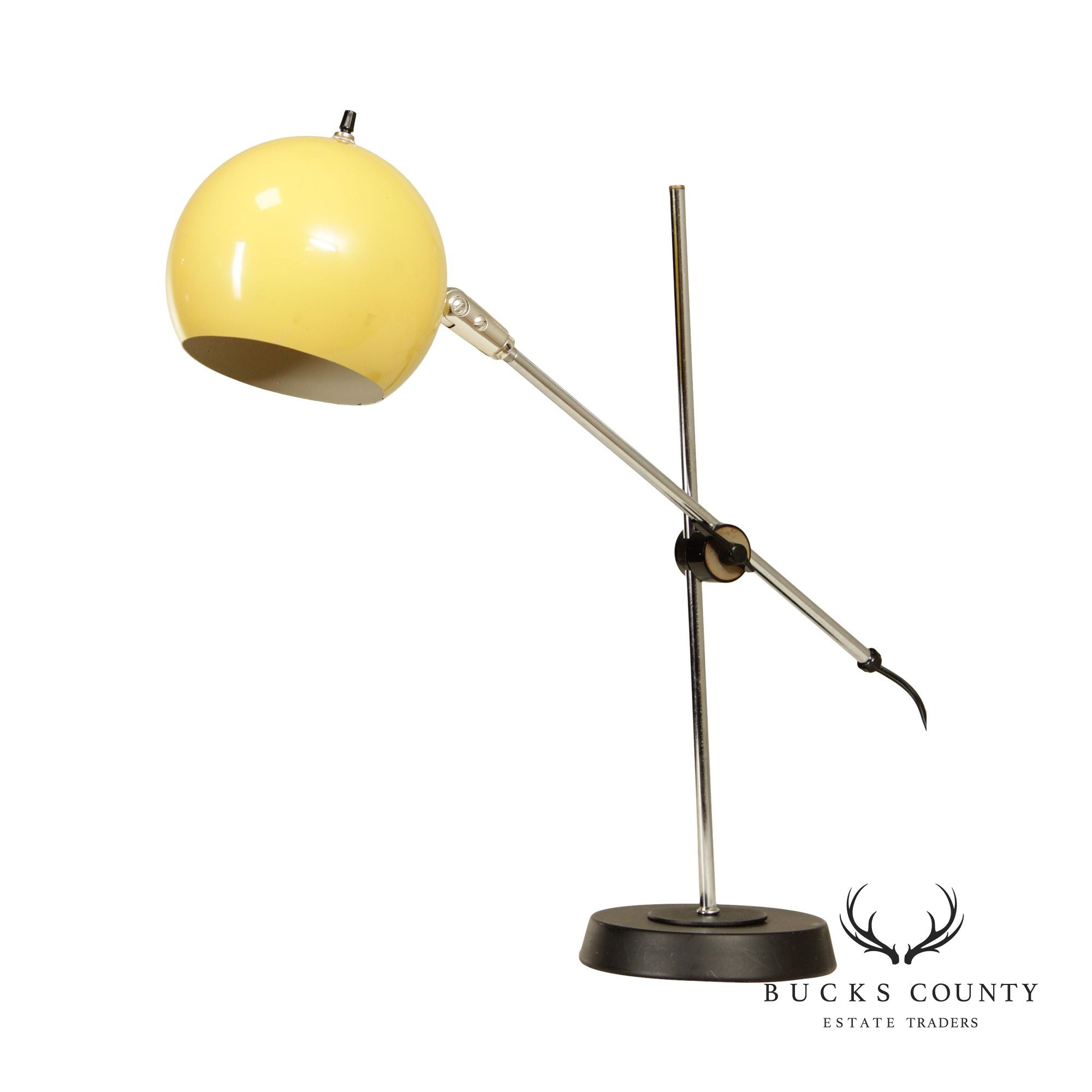 Robert Sonneman Mid Century Modern Adjustable Eyeball Table Lamp