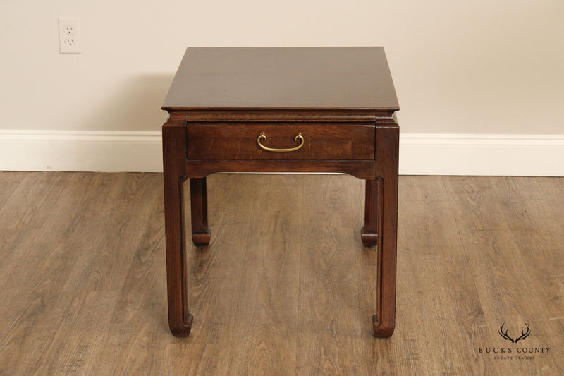 Davis Cabinet Company Asian Style Oak Side Table