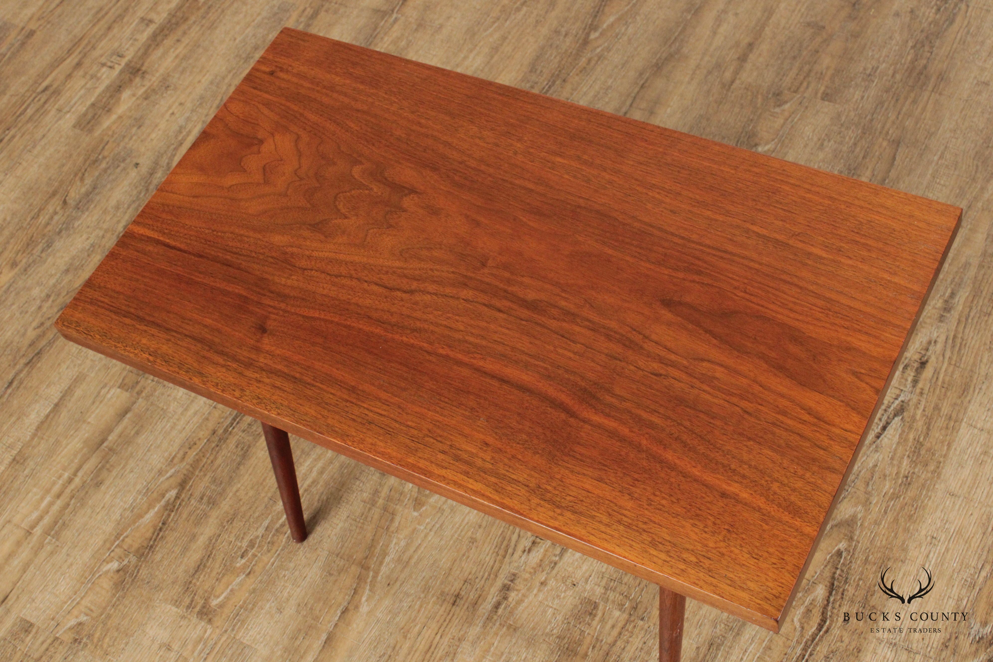 New Hope School Mid Century Walnut Coffee Table