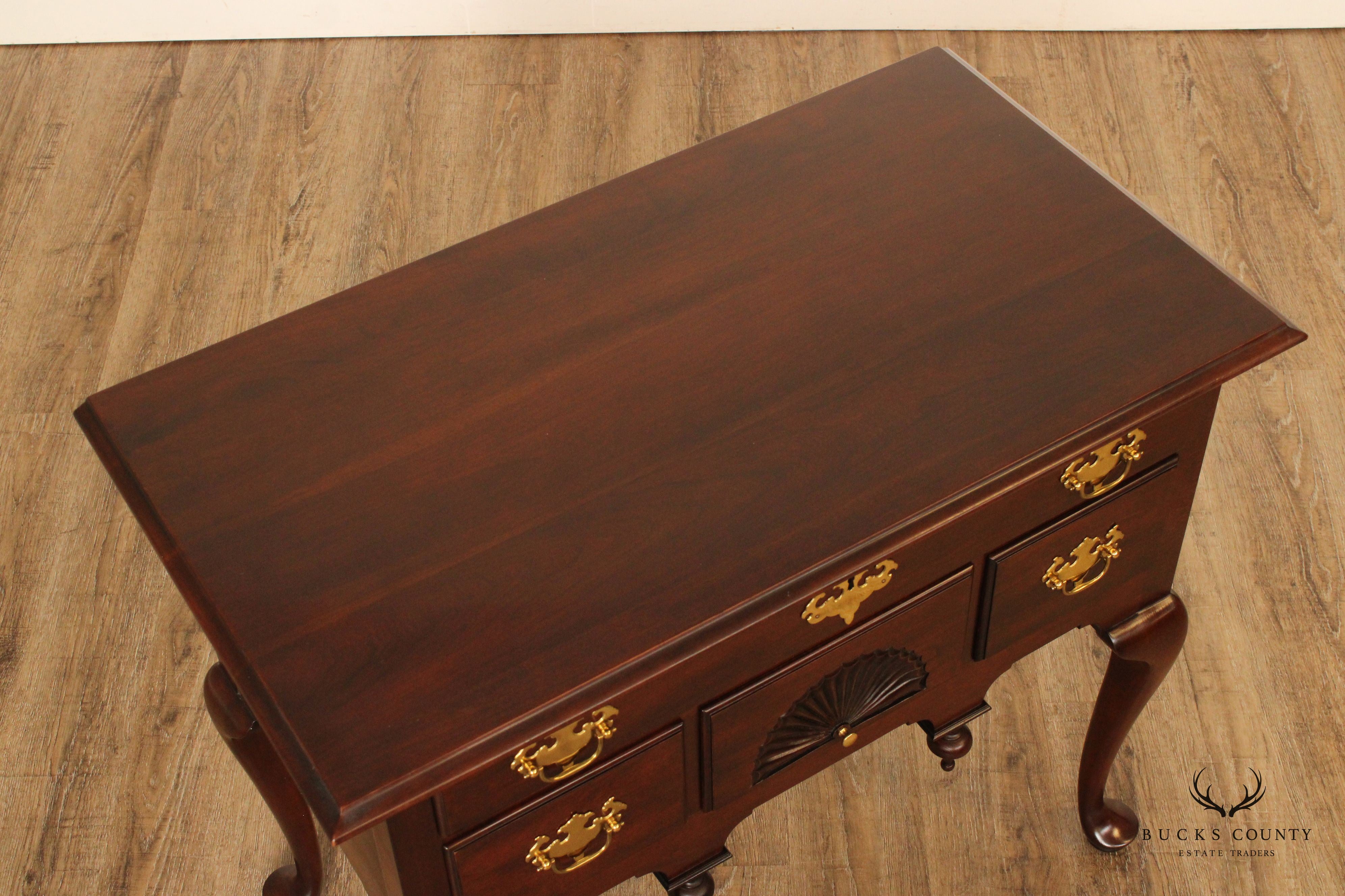 Statton Private Collection Queen Anne Style Cherry Lowboy