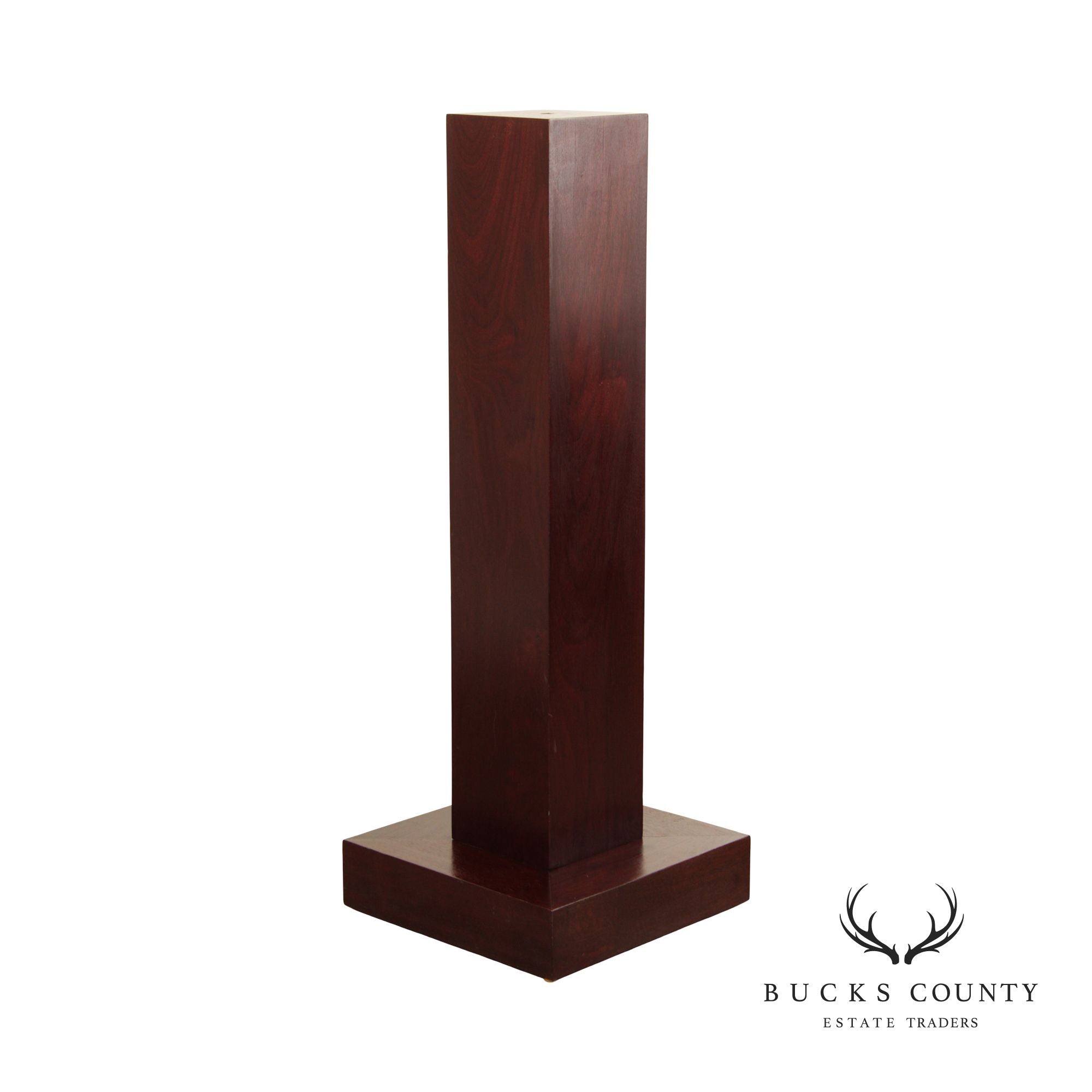 Mid Century Modern Rosewood Sculpture Pedestal