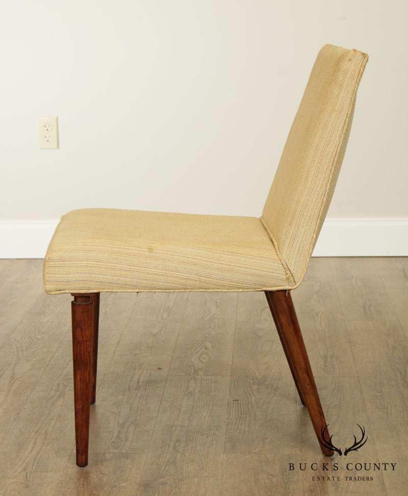 Mid Century Modern Walnut Side Chair Possibly Robsjohn Gibbings