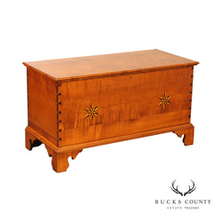 David LeFort Hand Crafted Tiger Maple Blanket Chest