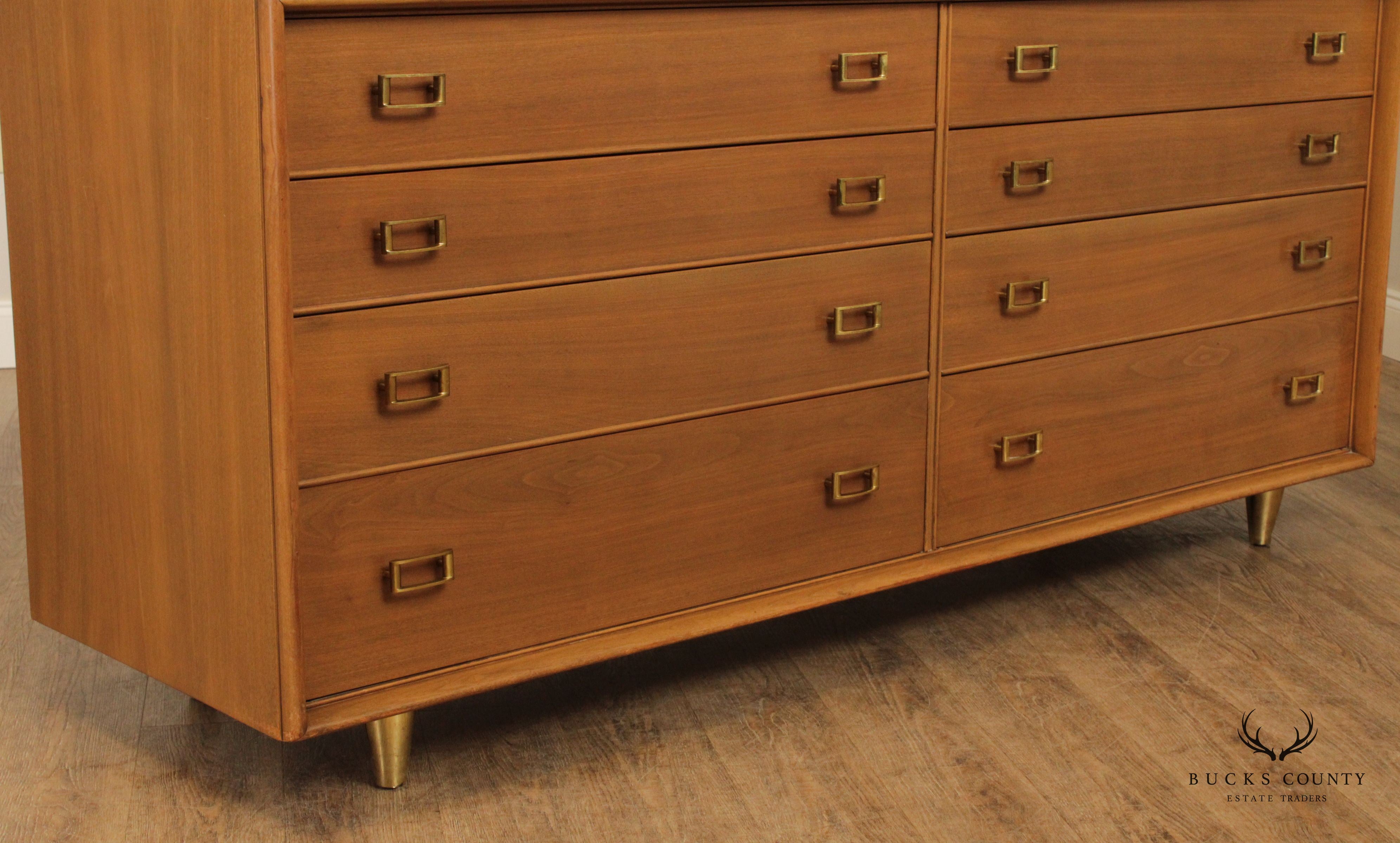 Johnson Furniture Paul Frankl Mid Century Modern Dresser