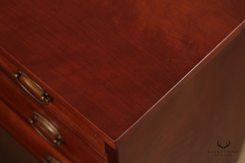 Federal Style Quality Bench Made Cherry Chest of Drawers