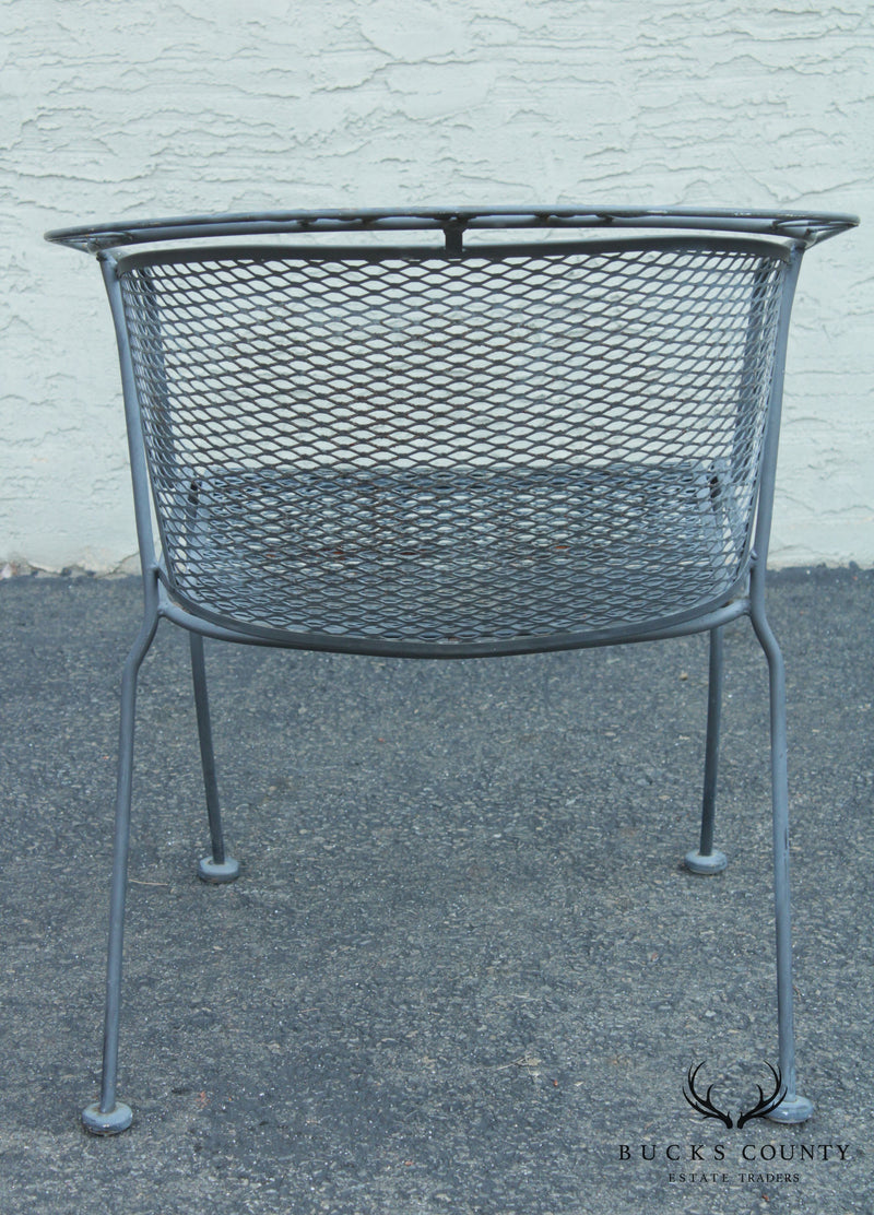 Vintage Wrought Iron Patio, Garden Armchair