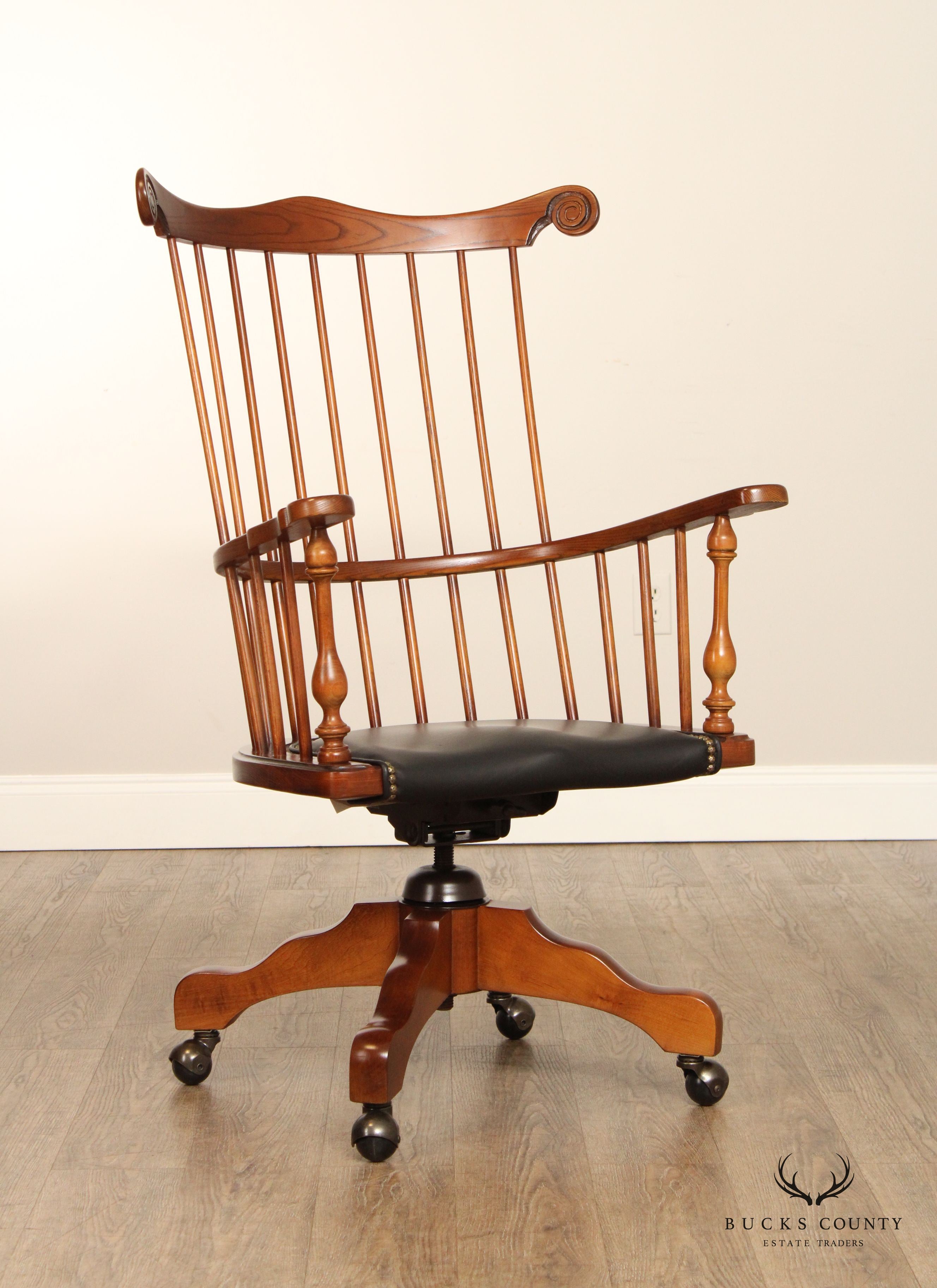 Frederick Duckloe Comb Back Windsor Office Desk Chair